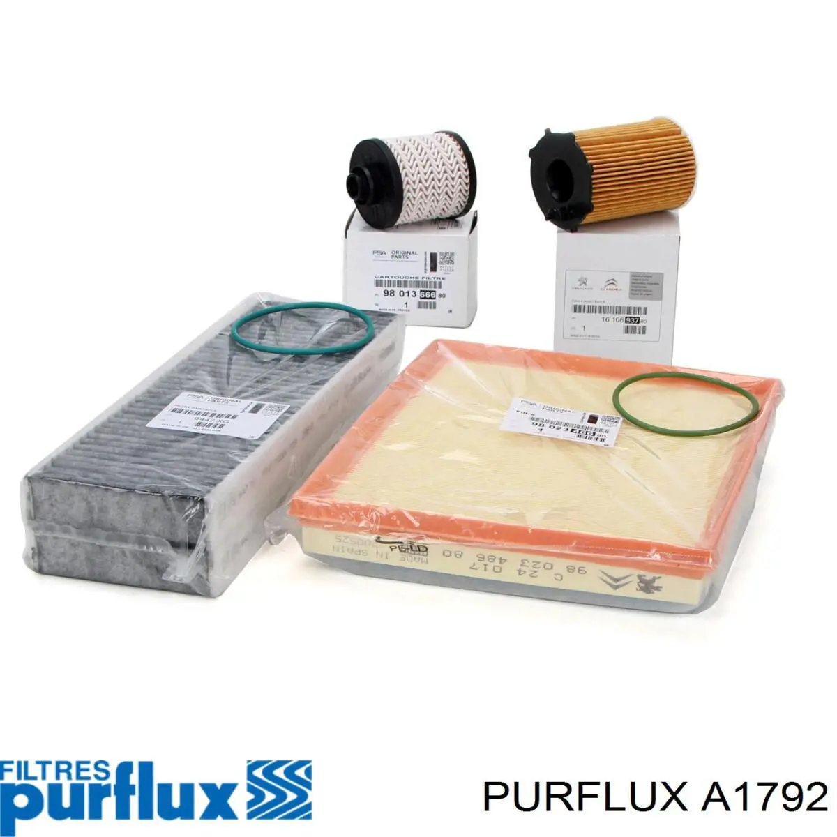 Элемент воздушного фильтра Purflux A1792 цена, от 10.93 USD