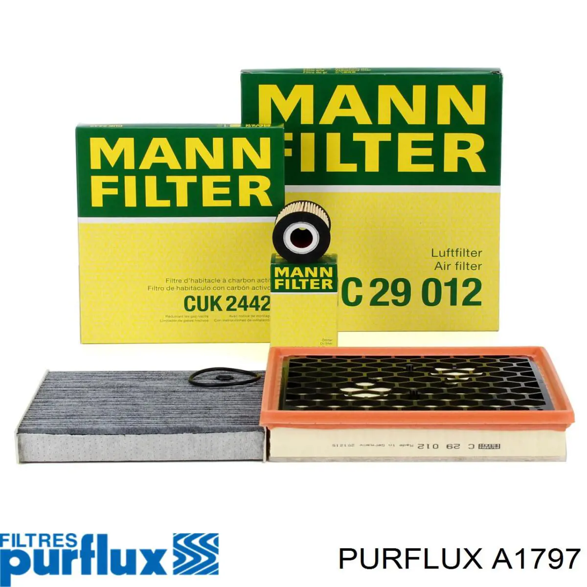 Фільтр повітряний A1797 Purflux
