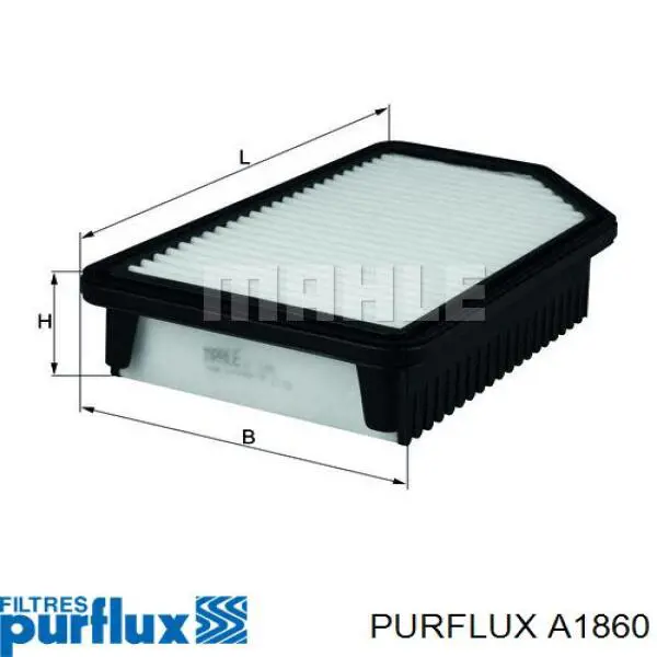 A1860 Purflux filtro de ar