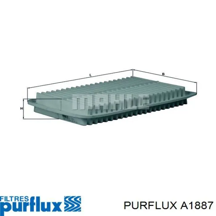 Воздушный фильтр A1887 Purflux