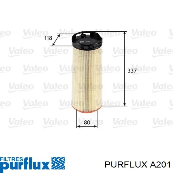 A201 Purflux Воздушный фильтр двигателя