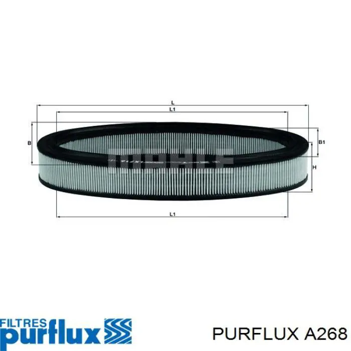 A268 Purflux Воздушный фильтр двигателя