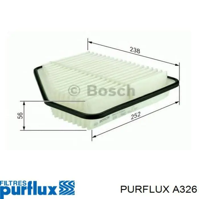 Купить A326 Purflux Автомобильный фильтр воздуха