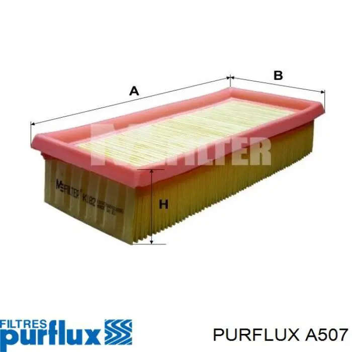 A507 Purflux воздушный фильтр