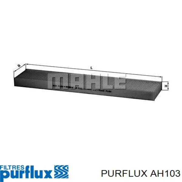 AH103 Purflux Внутрисалонный фильтр