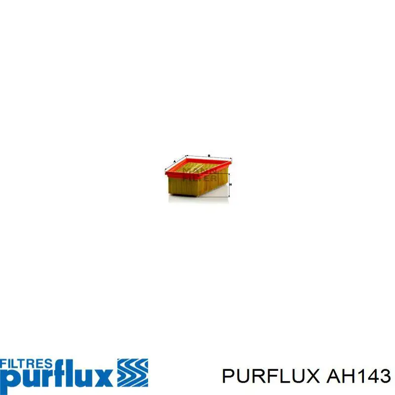 AH143 Purflux Внутрисалонный фильтр