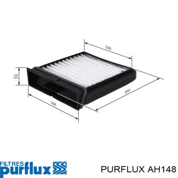 Фильтр воздушный отопителя Purflux AH148 цена, от 7.33 USD