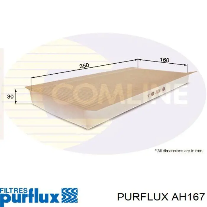 Фильтр салона AH167 Purflux