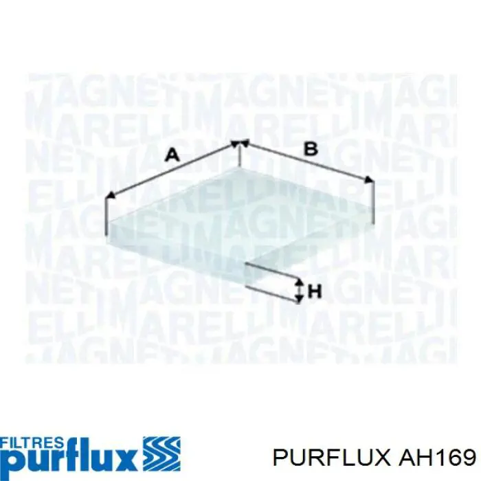 AH169 Purflux Внутрисалонный фильтр