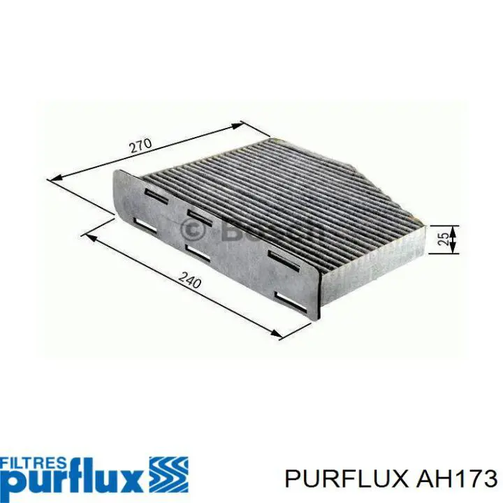 AH173 Purflux фильтр салона