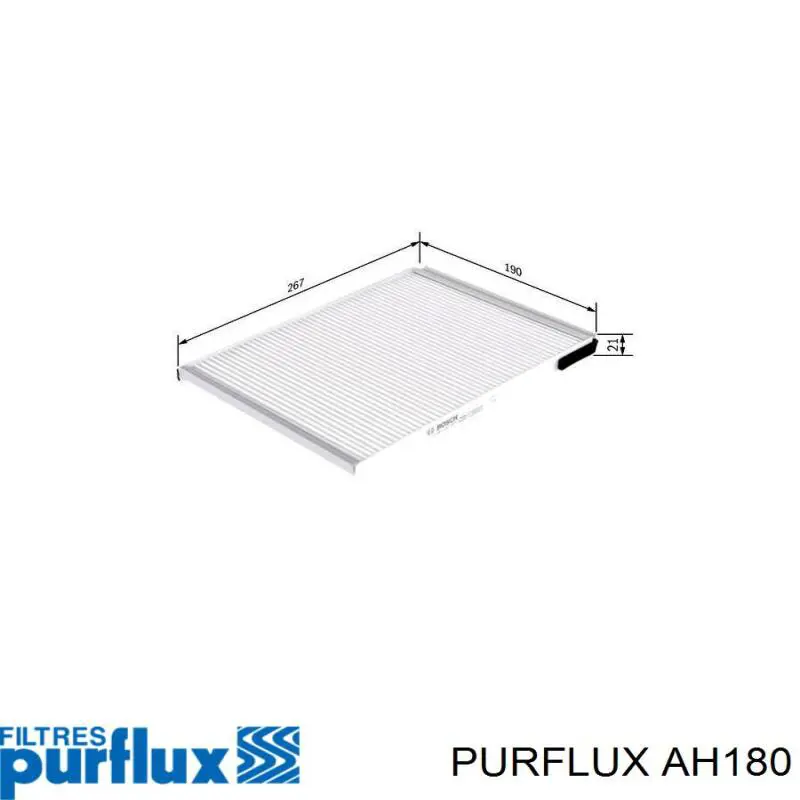 Фильтр воздушный отопителя Purflux AH180 цена, от 10.57 USD