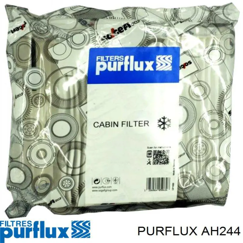 Купить AH244 Purflux Фильтр салона угольный