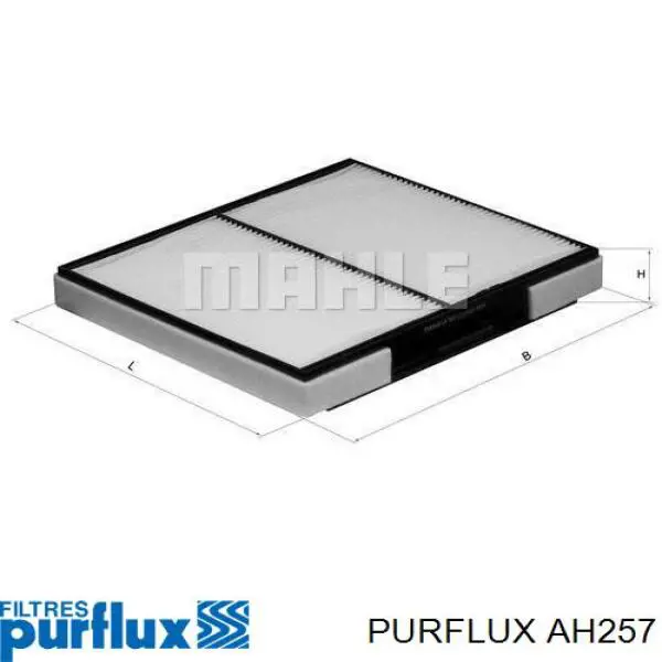 Купить AH257 Purflux Фильтр салона угольный