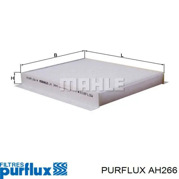 Купить AH266 Purflux Фильтр салона угольный