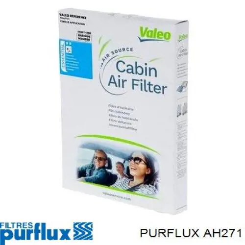 Купить AH271 Purflux Фильтр салона угольный