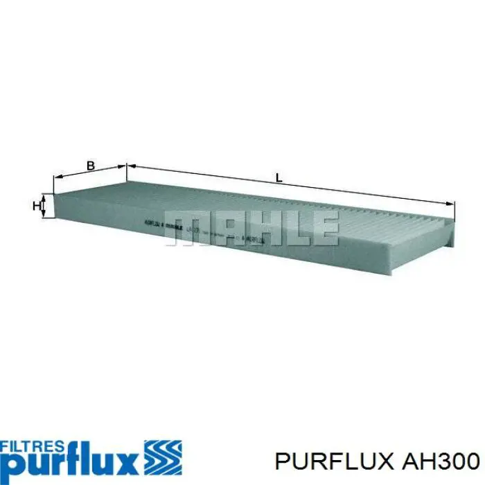 AH300 Purflux Внутрисалонный фильтр
