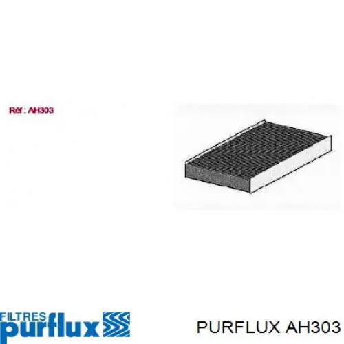 AH303 Purflux фильтр салона