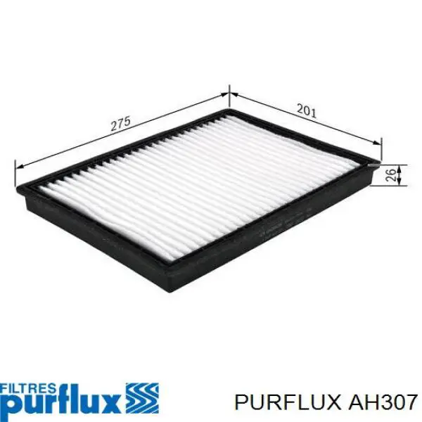 Фильтр воздушный отопителя Purflux AH307 цена, от 9.52 USD