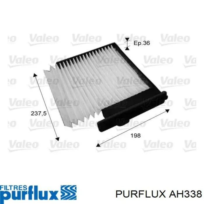 Купить AH338 Purflux Фильтр салона угольный