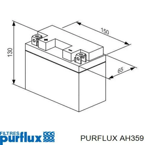AH359 Purflux Внутрисалонный фильтр