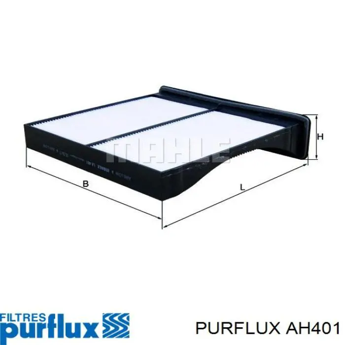 Фильтр воздушный отопителя Purflux AH401 цена, от 8.92 USD