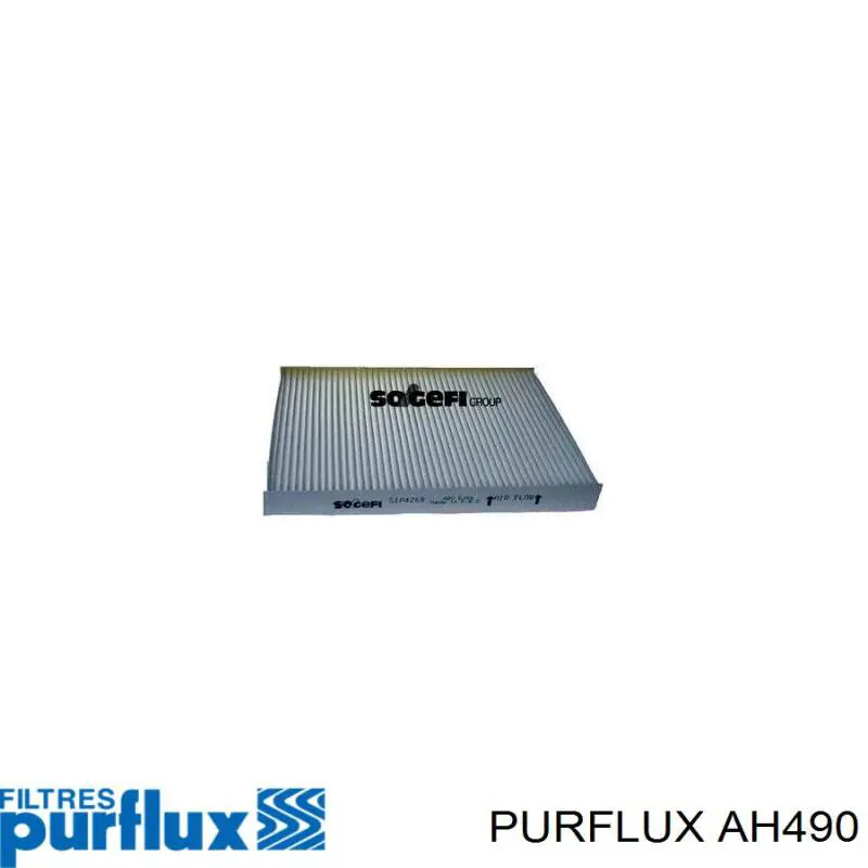 Купить AH490 Purflux Фильтр салона угольный