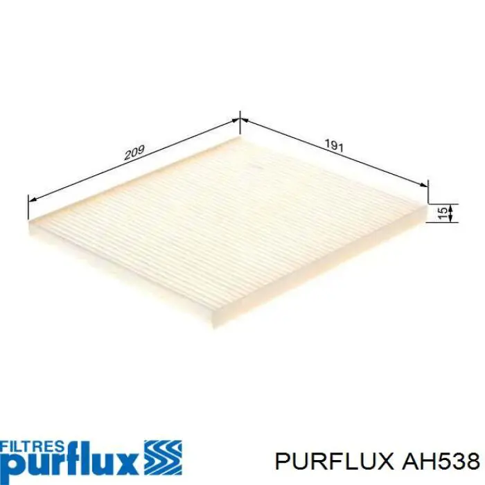 AH538 Purflux Внутрисалонный фильтр