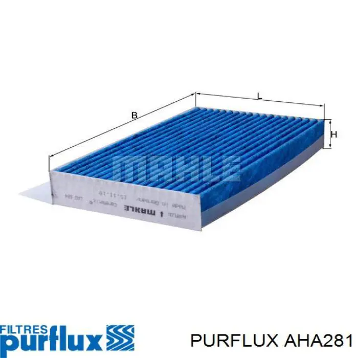 AHA281 Purflux filtro de salão