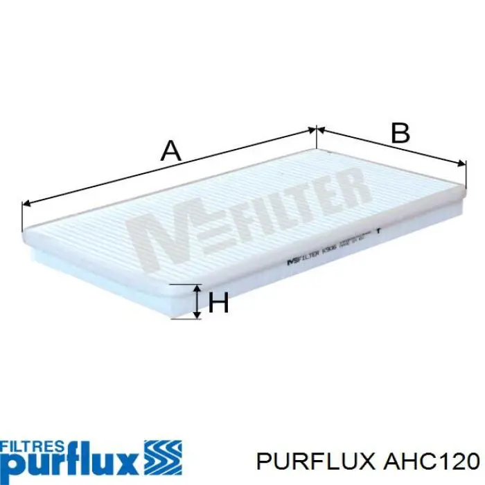 Фильтр салона AHC120 Purflux