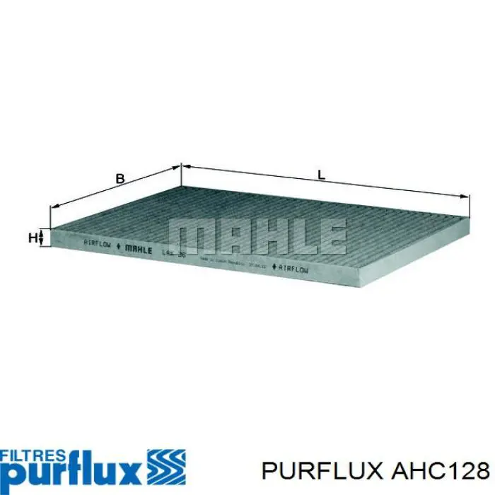 Купить AHC128 Purflux Фильтр салона угольный