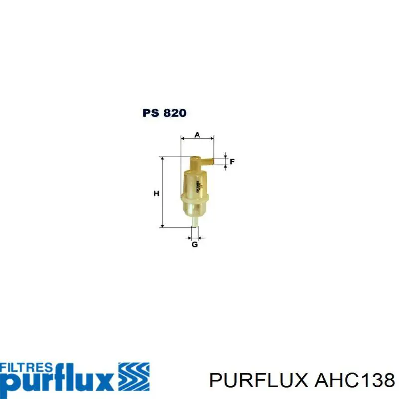 Купить AHC138 Purflux Фильтр салона угольный