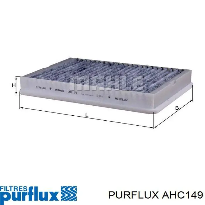 AHC149 Purflux фильтр салона
