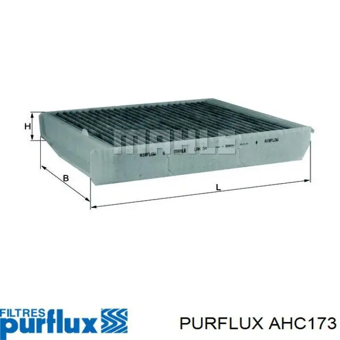 Купить AHC173 Purflux Фильтр салона угольный