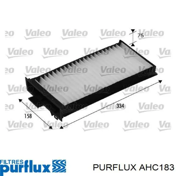 AHC183 Purflux Внутрисалонный фильтр
