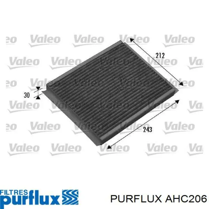 AHC206 Purflux Внутрисалонный фильтр