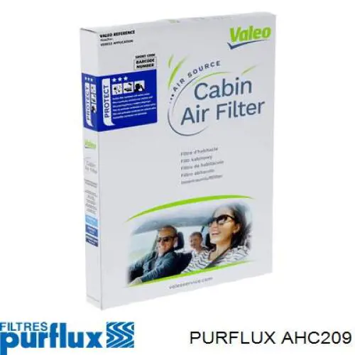 Фильтр салона AHC209 Purflux