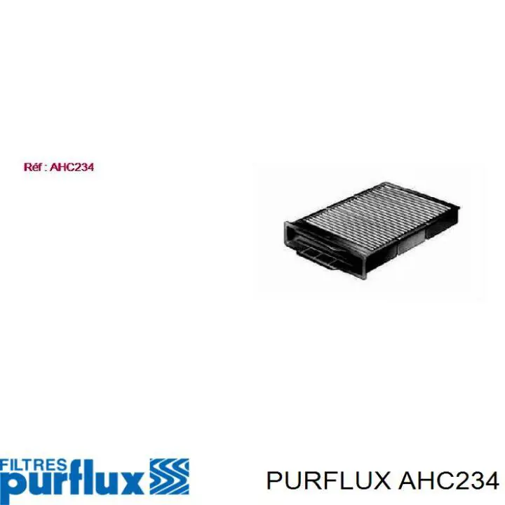 Купить AHC234 Purflux Фильтр салона угольный