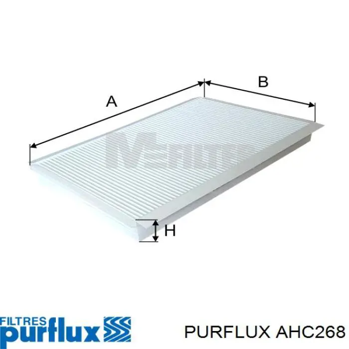 Фильтр воздушный отопителя Purflux AHC268 цена, от 13.56 USD