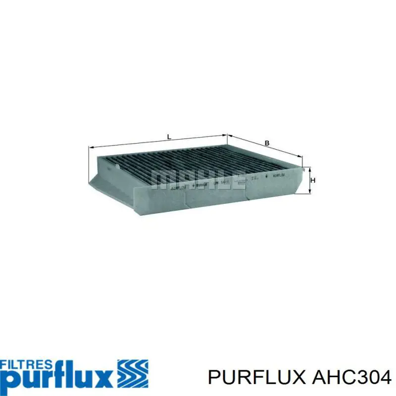 AHC304 Purflux Внутрисалонный фильтр