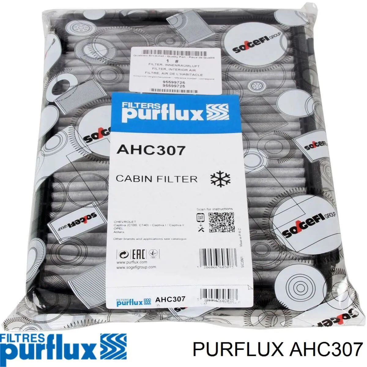 AHC307 Purflux фильтр салона