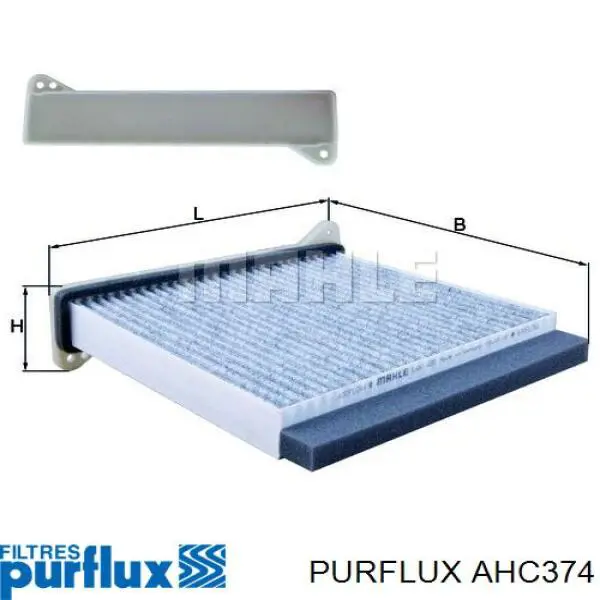 AHC374 Purflux Внутрисалонный фильтр