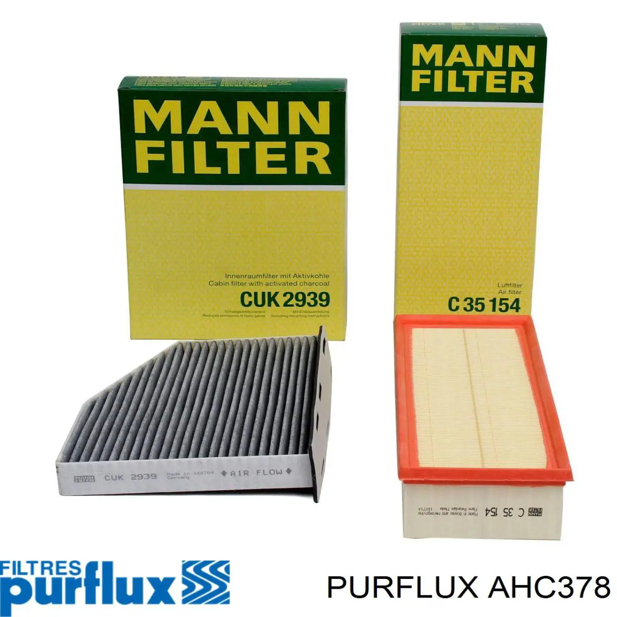 Фильтр воздушный отопителя Purflux AHC378 цена, от 12.47 USD
