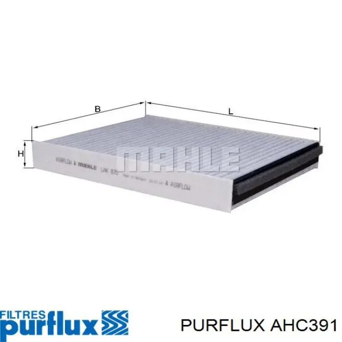 Фильтр салона AHC391 Purflux