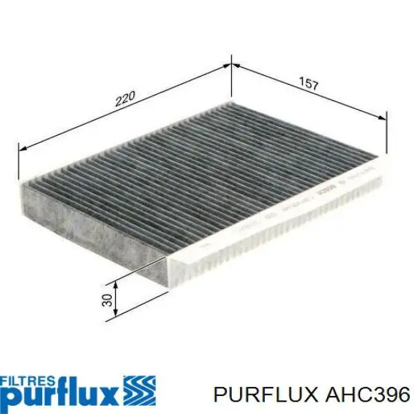 Фильтр воздушный отопителя Purflux AHC396 цена, от 11.13 USD