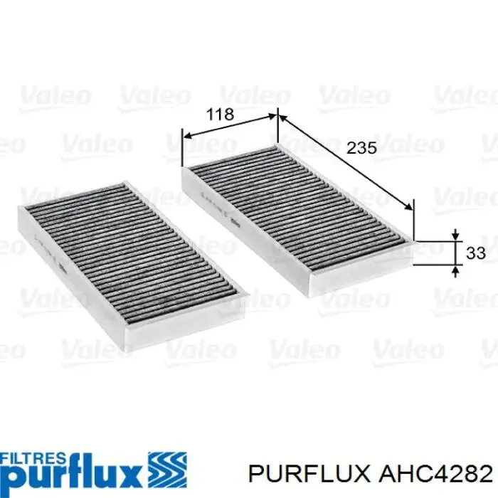Фильтр воздушный отопителя Purflux AHC4282 цена, от 15.71 USD
