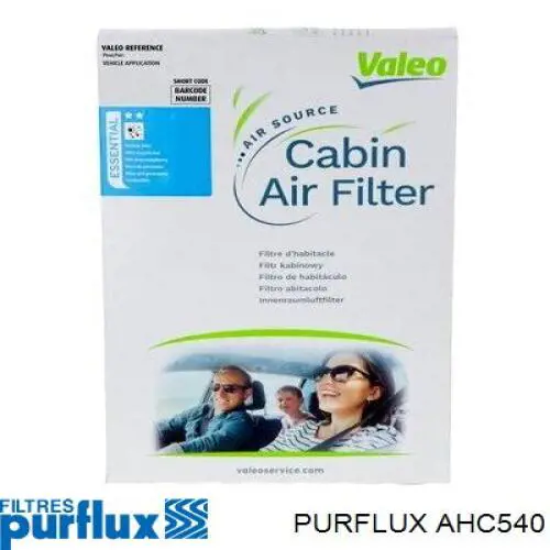 Фильтр салона AHC540 Purflux