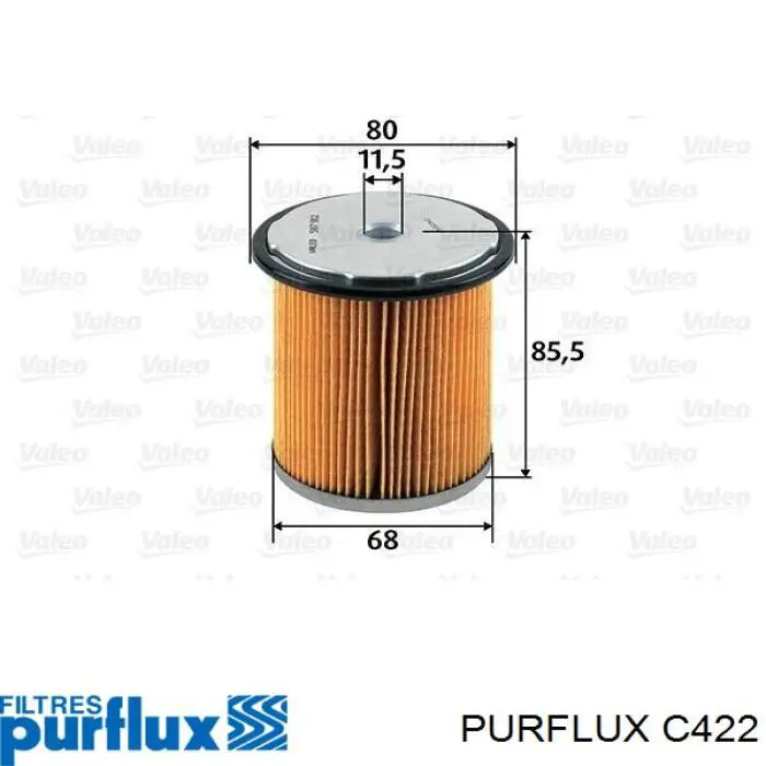 Купить C422 Purflux Фильтр-отстойник топлива грубой очистки
