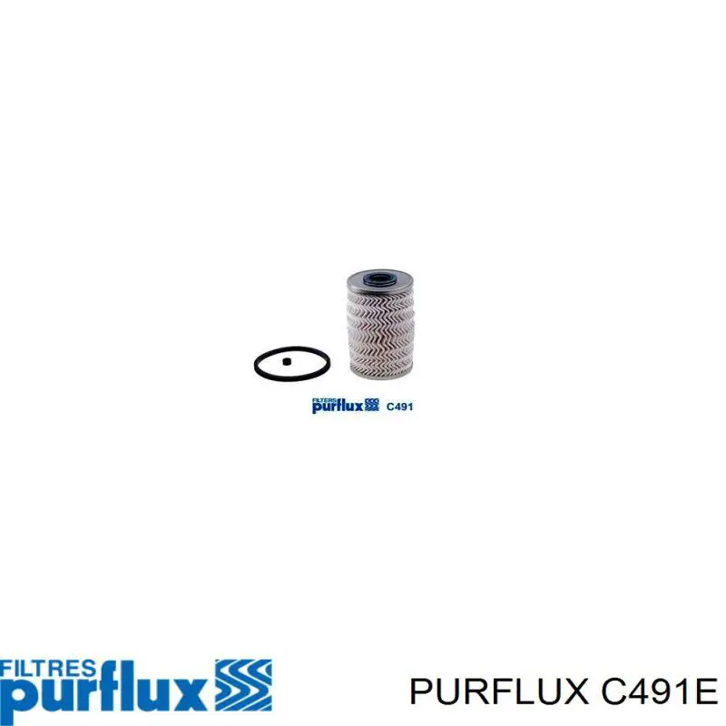 C491E Purflux Фильтр топлива