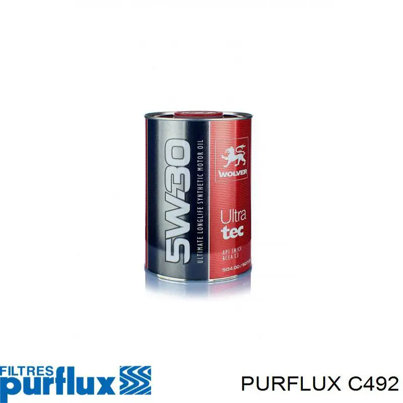 C492 Purflux Фильтр топлива