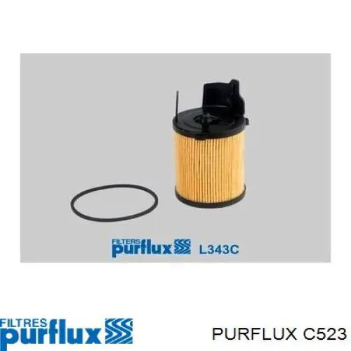Фильтр тонкой очистки топлива Purflux C523 цена, от 19.13 USD